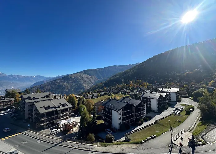 Breathtaking View -nendaz - 4 Valleys - Swiss Alps Lejlighed *